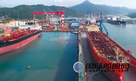韓造船訂單額大幅下滑了80%