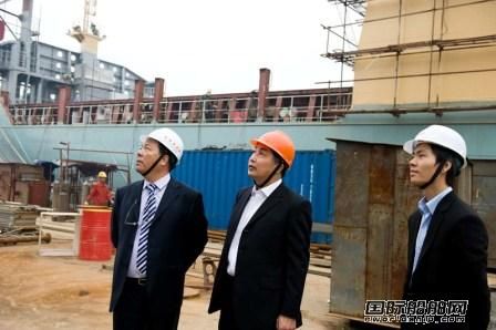 新加坡船東考察東方造船樅陽基地