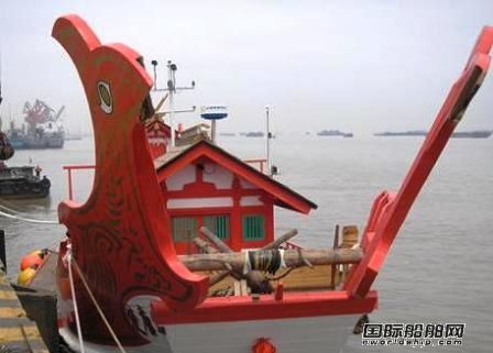 世博參展船舶“遣唐使”進(jìn)行安檢