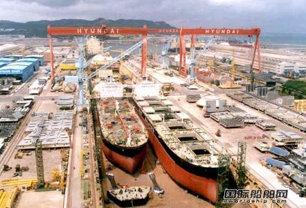 韓國(guó)5大船企利潤(rùn)升收入降