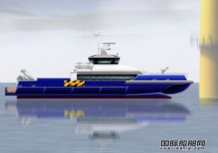 Incat Crowther接獲雙體船員船訂單